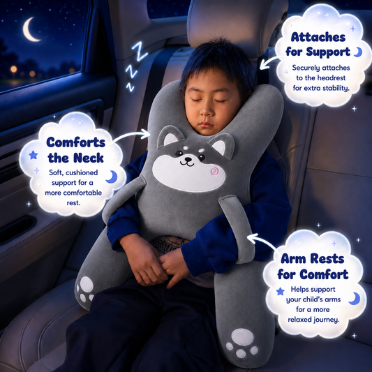 SnugBudz™ Kids Travel Companion Pillow